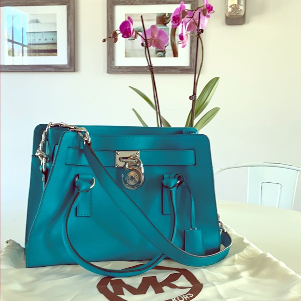 Teal Michael Kors Purse